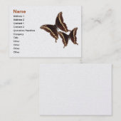 蝶の名刺 名刺 (正面/裏面)