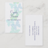 蝶の名刺 名刺 (正面/裏面)