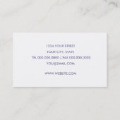 蝶の名刺 名刺 (裏面)