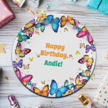 蝶の喜びの誕生日パーティー