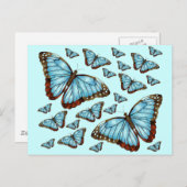 蝶の喜び ポストカード (正面/裏面)