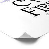 蝶の嚢胞性線維症 ポスター (角)