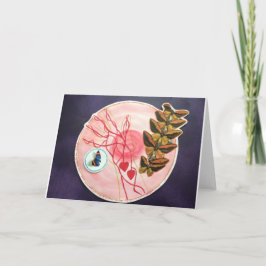 蝶の変態グリーティングカード カード