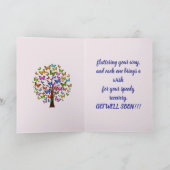 蝶の多くのget-wellカード サンキューカード (内部)