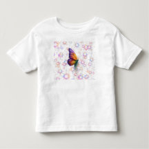 蝶の夢と輝く星のこどもTシャツ