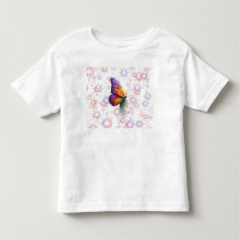 蝶の夢と輝く星のこどもTシャツ トドラーTシャツ