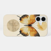 蝶の夢の風景 Phone Case – 自然のエレガンス iPhone 16ケース (裏面横)