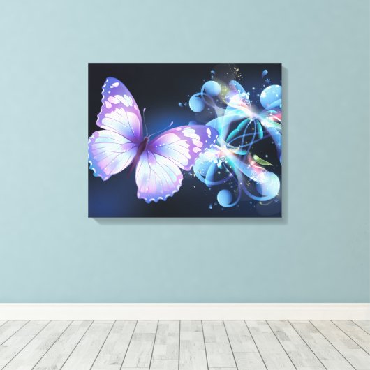 蝶の夢 キャンバスプリント (インサイチュ (ウッドフロア))