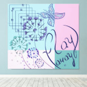 蝶の夢 キャンバスプリント (インサイチュ (ウッドフロア))