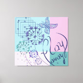 蝶の夢 キャンバスプリント (正面)