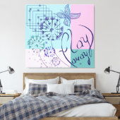 蝶の夢 キャンバスプリント (インサイチュ (寝室))