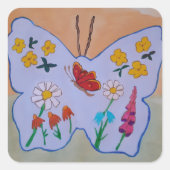 蝶の夢 スクエアシール (正面)