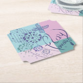 蝶の夢 ペーパーコースター (アングル)