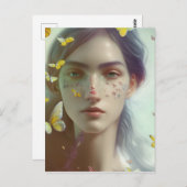 蝶の夢 ポストカード (正面/裏面)