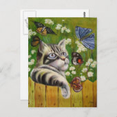 蝶の夢 ポストカード (正面/裏面)