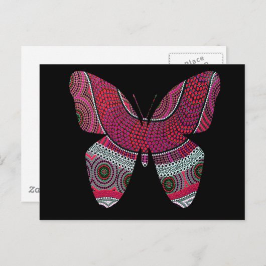 蝶の夢 ポストカード (正面/裏面)