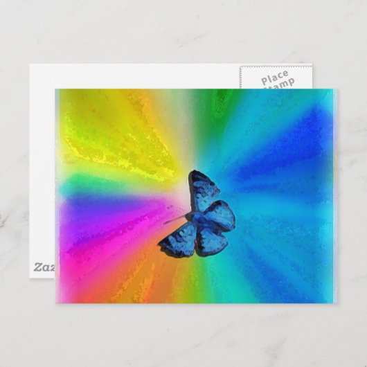 蝶の夢 ポストカード (正面/裏面)
