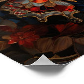 蝶の夢 – 3Dデジタルアートポスター ポスター (角)