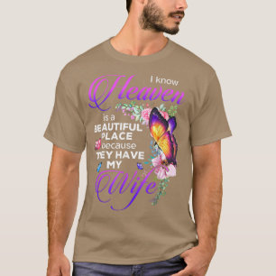 蝶の天国美しい彼らは私の妻のガードを持っている Tシャツ
