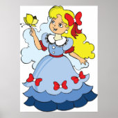 蝶の女の子 ポスター (正面)