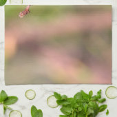 蝶の女王が光の中を照らす キッチンタオル (折り畳み)