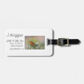 蝶の女王の明かり ラゲッジタグ (正面横)