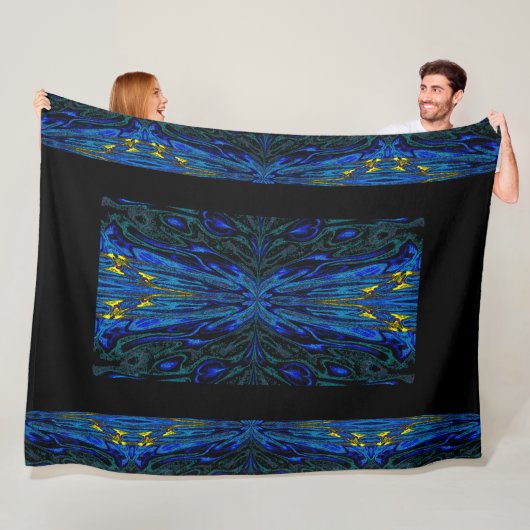 蝶の女王35 フリースブランケット (インサイチュ)