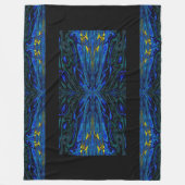 蝶の女王35 フリースブランケット (正面)