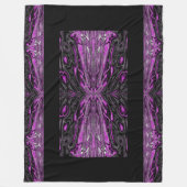 蝶の女王36 フリースブランケット (正面)