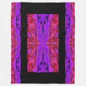 蝶の女王38 フリースブランケット (正面)