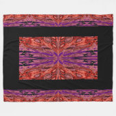 蝶の女王39 フリースブランケット (正面(横))