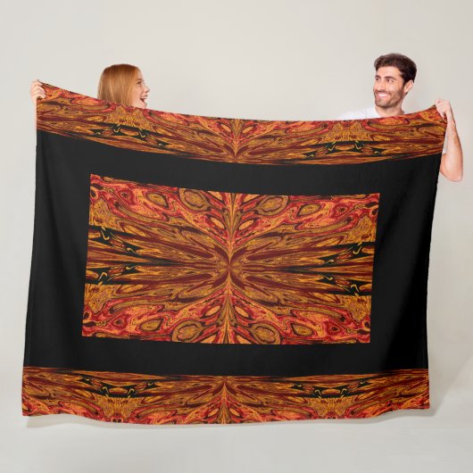 蝶の女王40 フリースブランケット (インサイチュ)