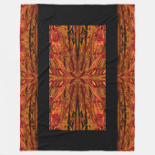 蝶の女王40 フリースブランケット (正面)