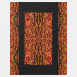 蝶の女王40 フリースブランケット