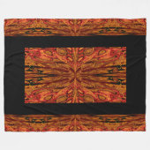 蝶の女王40 フリースブランケット (正面(横))