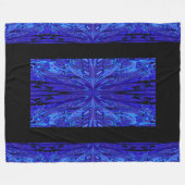 蝶の女王42 フリースブランケット (正面(横))