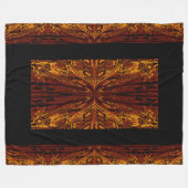 蝶の女王43 フリースブランケット (正面(横))