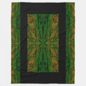 蝶の女王45 フリースブランケット (正面)