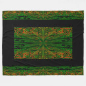 蝶の女王45 フリースブランケット (正面(横))