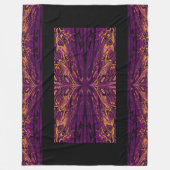 蝶の女王47 フリースブランケット (正面)