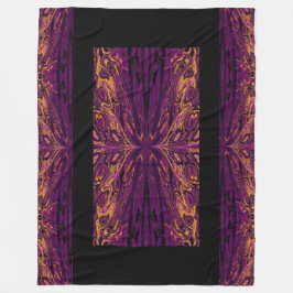 蝶の女王47 フリースブランケット