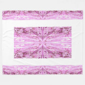 蝶の女王48 フリースブランケット (正面(横))