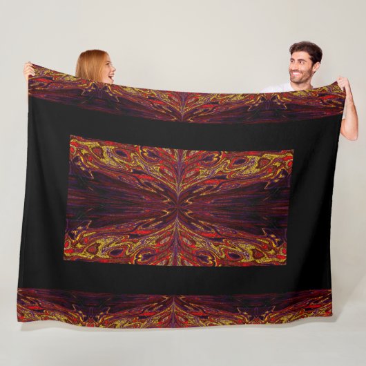 蝶の女王50 フリースブランケット (インサイチュ)