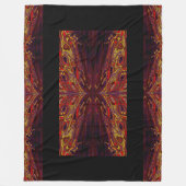 蝶の女王50 フリースブランケット (正面)