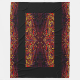 蝶の女王50 フリースブランケット