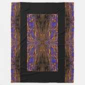 蝶の女王52 フリースブランケット (正面)