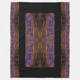 蝶の女王52 フリースブランケット