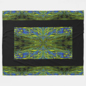 蝶の女王53 フリースブランケット (正面(横))