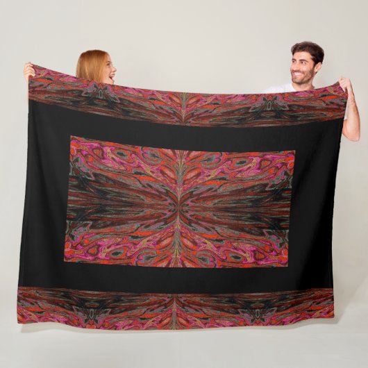 蝶の女王55 フリースブランケット (インサイチュ)