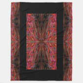 蝶の女王55 フリースブランケット (正面)